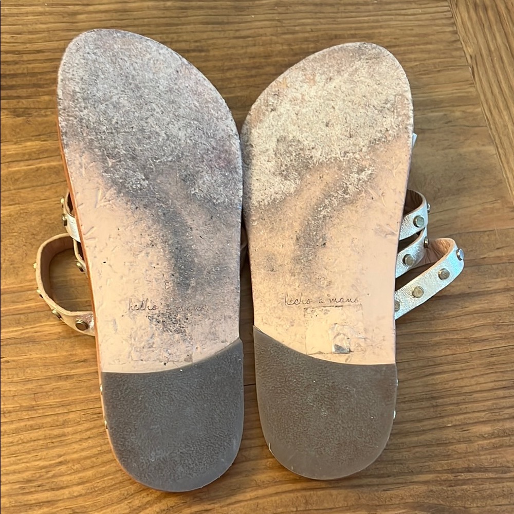 Women's Beek Lory Gold Studded Sandals - Picture 4 of 4